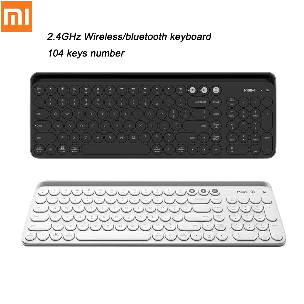 Xiaomi Youpin Bluetooth Keyboard 104 Key 2.4GHz Wireless / Bluetooth