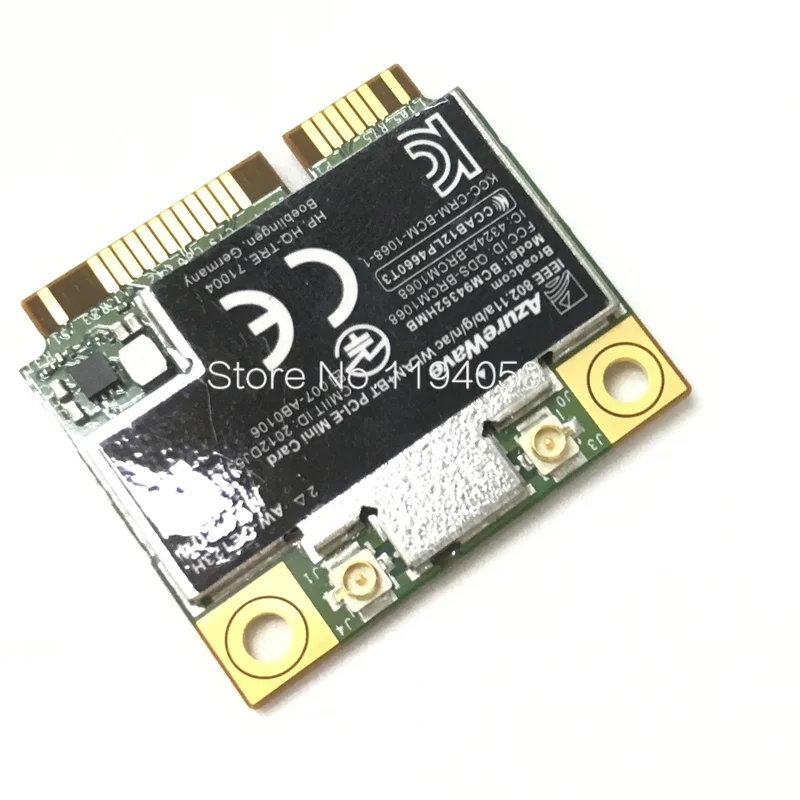 AzureWave Broadcom BCM94352HMB 802.11ac 867 Мбит/с беспроводной AC WLAN+ Bluetooth BT 4,0 полу-мини PCI-E беспроводная Wifi карта AW-CE123H