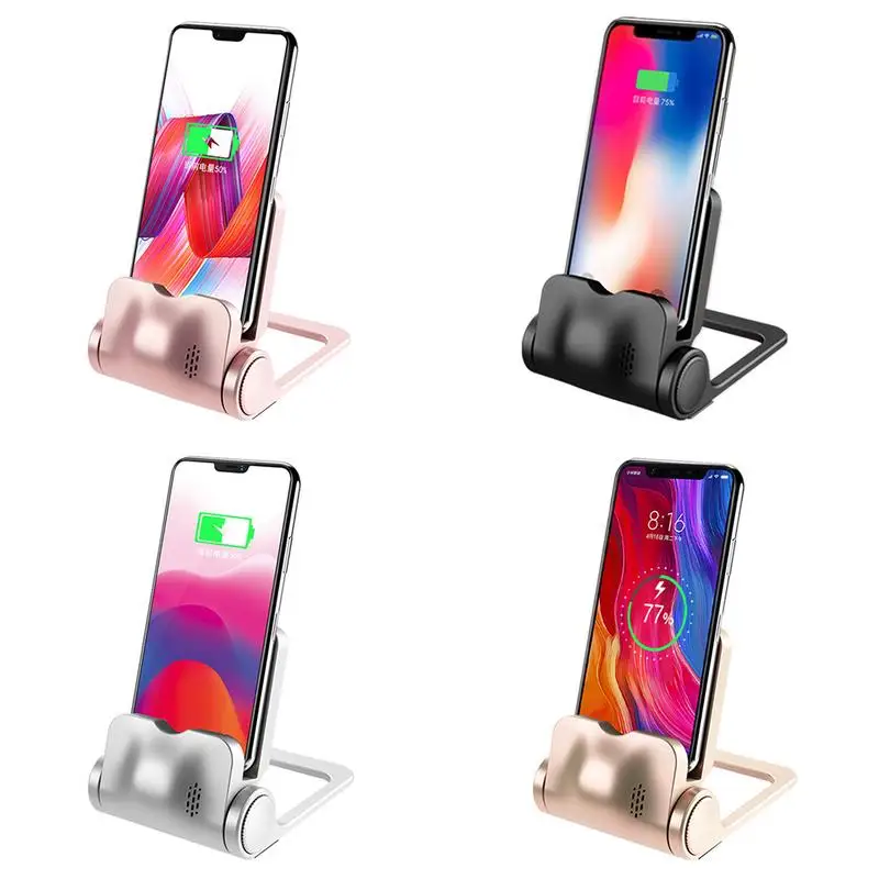 Applicable For IP Android Type-C Mobile Phone Bracket Live Seat 10w Charger Base Stand Car Holder | Электроника