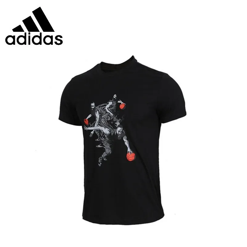 

Adidas Harden Mvmt Ha New Arrival Men Basketball T-shirt Record Round Neck Leisure Time Motion Breathable Short T-shirt #DZ1871