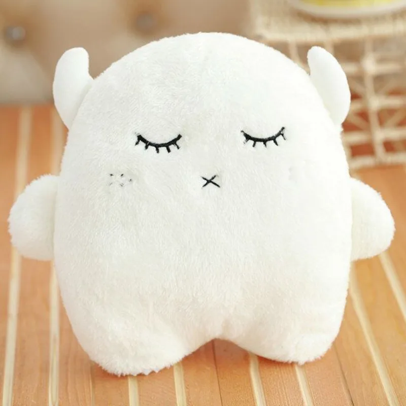 

Ins New Pattern Bendy Plush Toys Soft Adorable Angel Rabbit Small Devil Short Plush Doll Baby Appease Doll Angel Rabbit Unisex