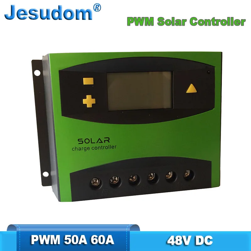 

PWM Solar Charger 48V 50A 60A PV Controller Charging 2400W 3000W Solar Panel LCD Screen Display Solar Charge Regulator