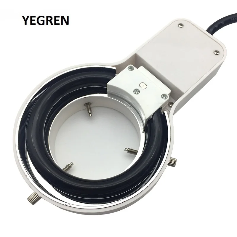 

8W UV Fluorescent Ring Light Source Stereo Microscope Purple Color Fluorescent Ring Lamp Lighting Illuminator Inner 60mm 64mm