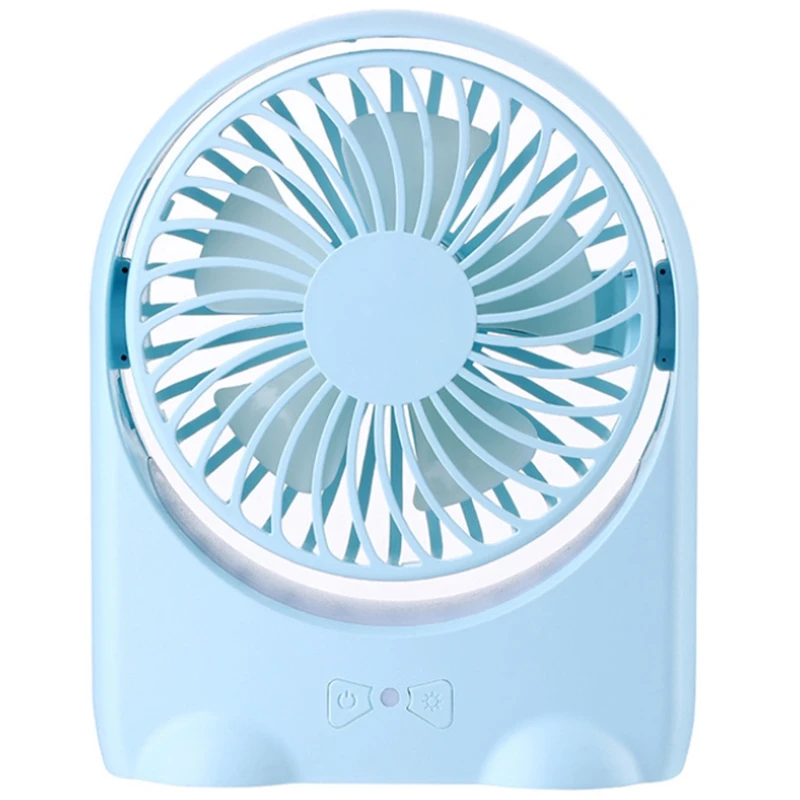 

Usb Charging Fan Home Mini Office Handheld Rabbit Fans With Desk Base Rechargeable Air Conditioner