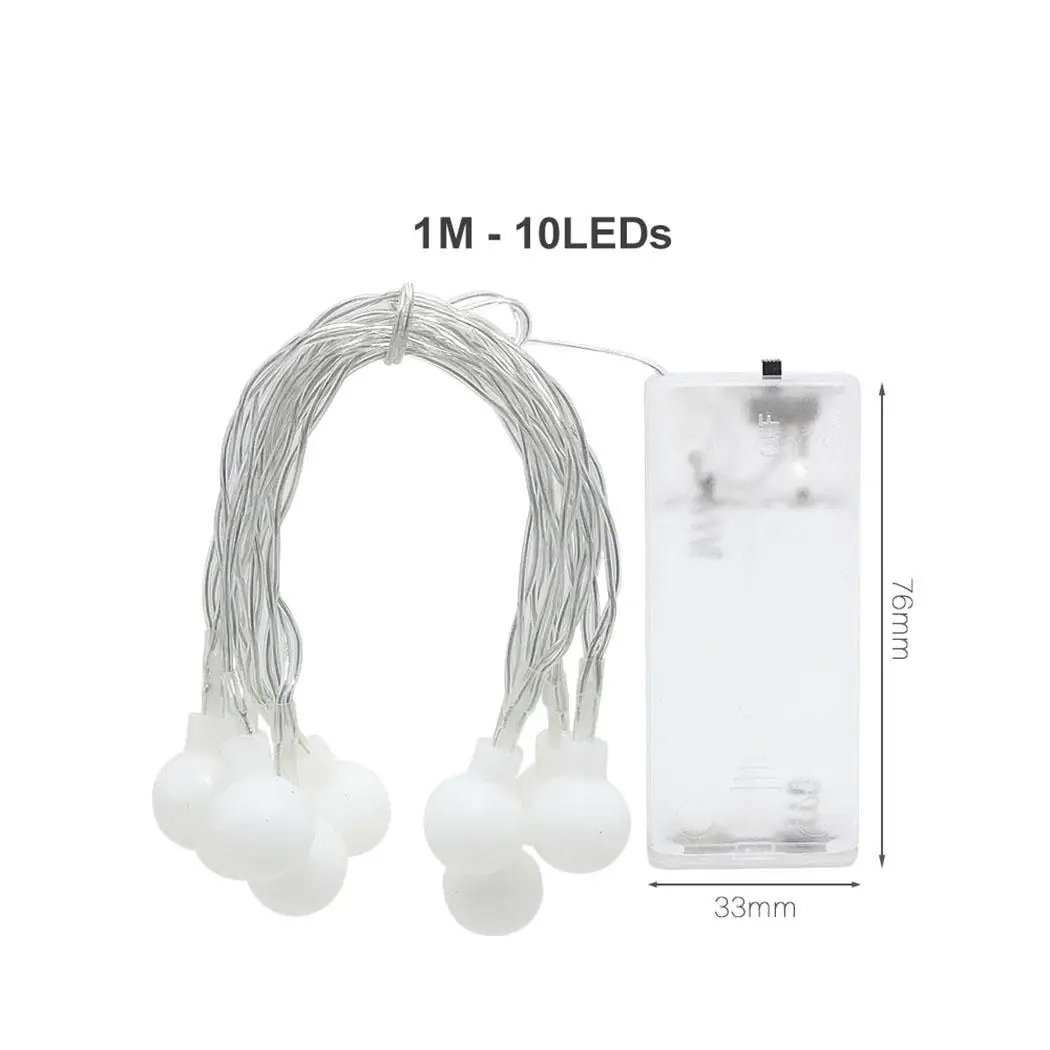 

General Waterproof Round Shape LED Light Festival Light, Twinkling, Long Bright Strings Home Garden Decor