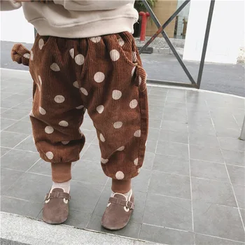 

Fashion Baby Boys Girls Casual Pants Kids Clothing Cotton Kids Long Trousers Baby Boys Clothing High Quality Corduroy Pants