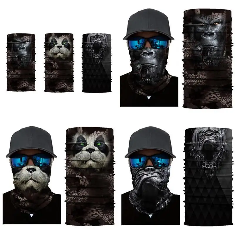 cheap Sports Masks Magic Headband Outdoor Neck Warmer Cycling Bike Bicycle Riding Face Mask Head Scarf Scarves