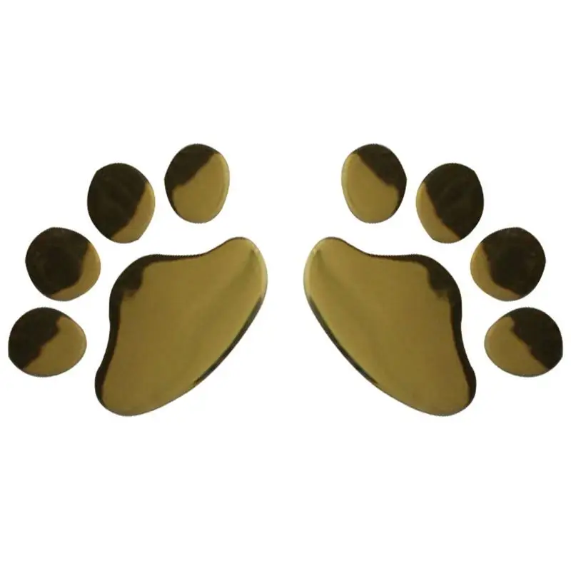 

A Pair 3D PVC Bear Paw Dog Sticker Design Scratch Stickers Creative Adhesive Decals Car Sticker Car-styling Car Auto Accessories