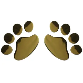 

A Pair 3D PVC Bear Paw Dog Sticker Design Scratch Stickers Creative Adhesive Decals Car Sticker Car-styling Car Auto Accessories