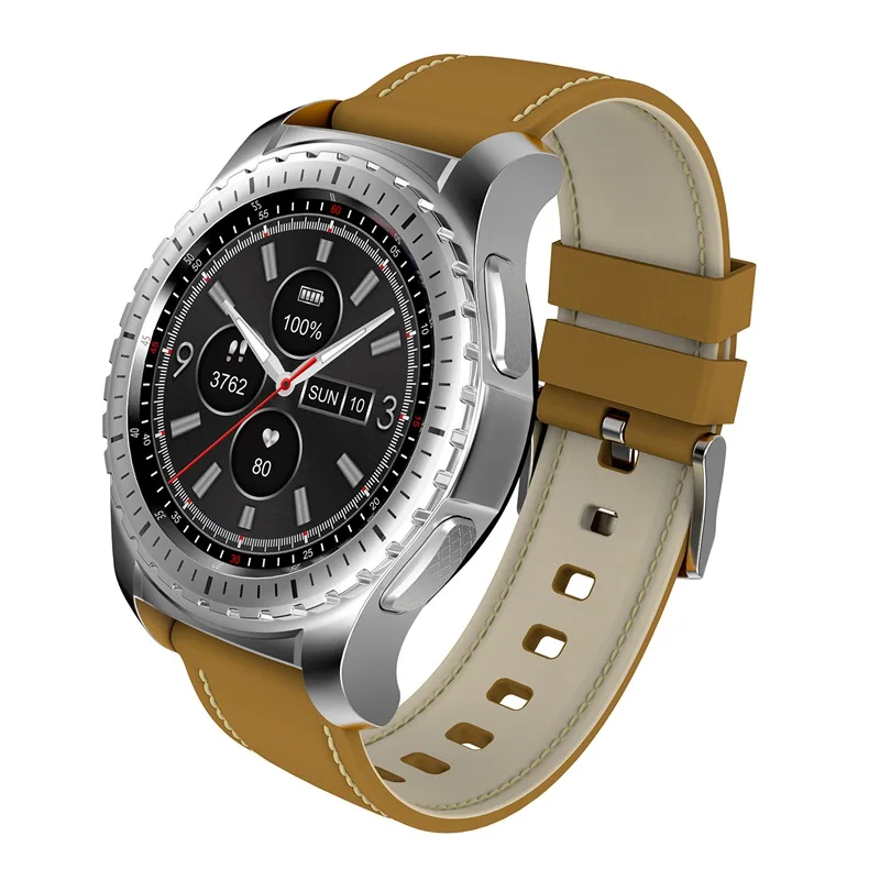 

KW28 Bluetooth Smart Watch Support SIM/TF Card Men Wristwatch Fitness Tracker Heart Rate For Android IOS Phone