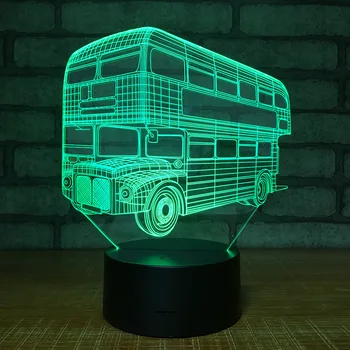 

Creative Electronic Products 3d Visual Lights Customized Gift Led Night Lights Automotive LED Usb 3d Lamp