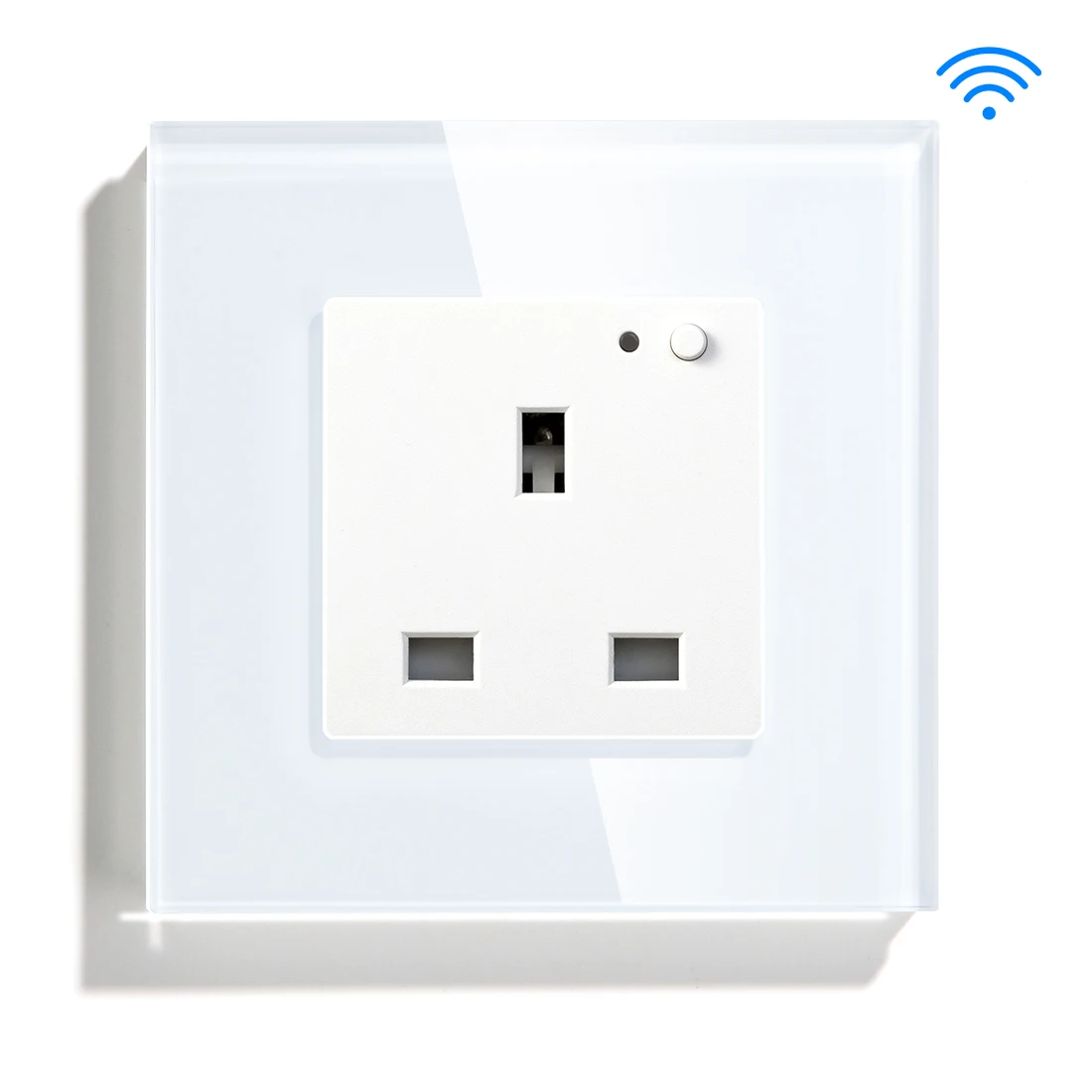 

BSEED UK Wall Socket With Wifi Function Smart Socket WIFI Socket White Black Golden Colors 86*86mm