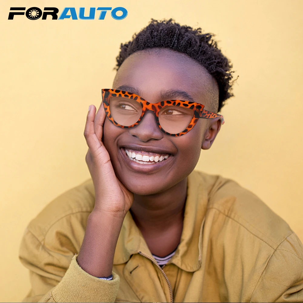 

FORAUTO Motorcycle Glasses Cat Eye Women Sunglasses Female Eyewear Tinted Color Lens Vintage Sun Glasses Driving Sunglasses