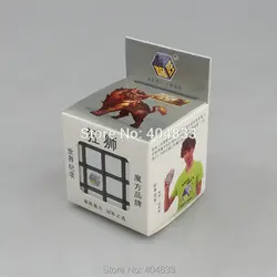 Yuxin 4x4 куб Crazy Lion черный/белый cubo Magico KuangShi скоростной куб обучающий игрушки для детей Прямая доставка