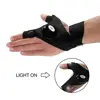 Mounchain 1 PCS Fingerless LED Night fishing Glove Flashlight Torch Cover Fishing left/right hand gloves (as picture show) ► Photo 2/6