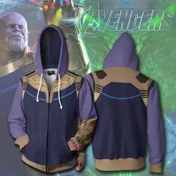 Последние фильмы Мстителей, 3D цифровые принты, thanos armor, толстовки