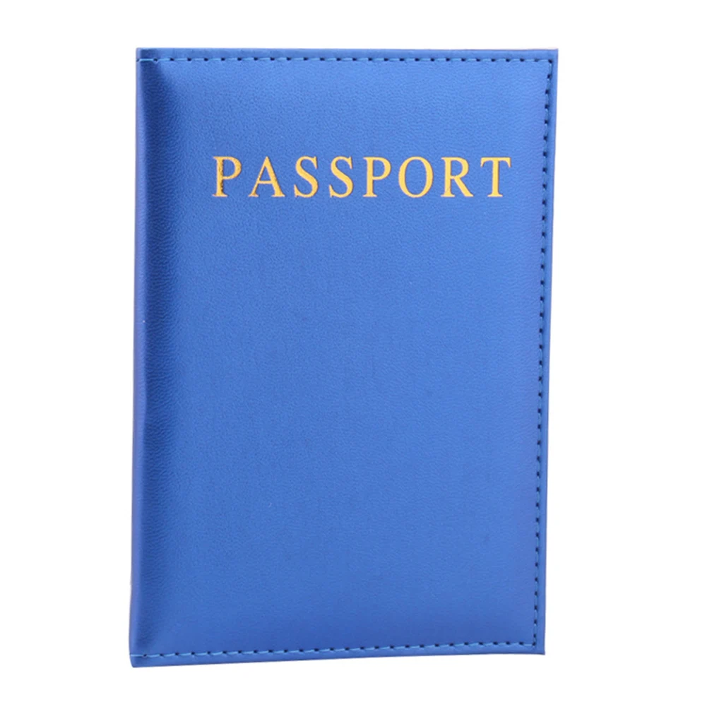 

Unisex Soft PU Letter Passport Cover Business Credit Card Holder Women Men's Travel Wallets Card Protection Cases For Document
