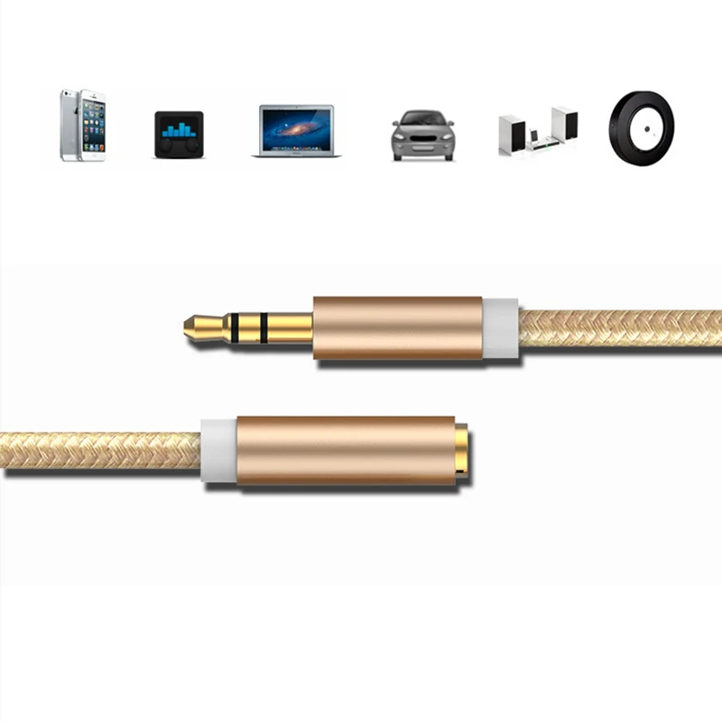 Trumsoon 10pcs Aux 3.5 Extension Cable Male to Female Audio AUX Cord Line for PC MP3 Speaker Phone Car Earphone Trumsoon 10pcs Aux 3.5 Extension Cable Male to Female Audio AUX Cord Line for PC MP3 Speaker Phone Car Earphone