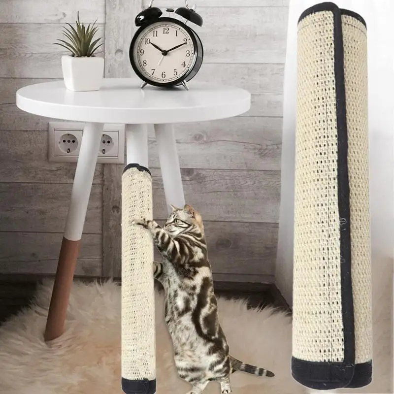 

Cat Scratching Pad Sisal Mat Toy Protecting Furniture Foot For Cats Catnip Tower Climbing Tree Cat Scratch Pad Board