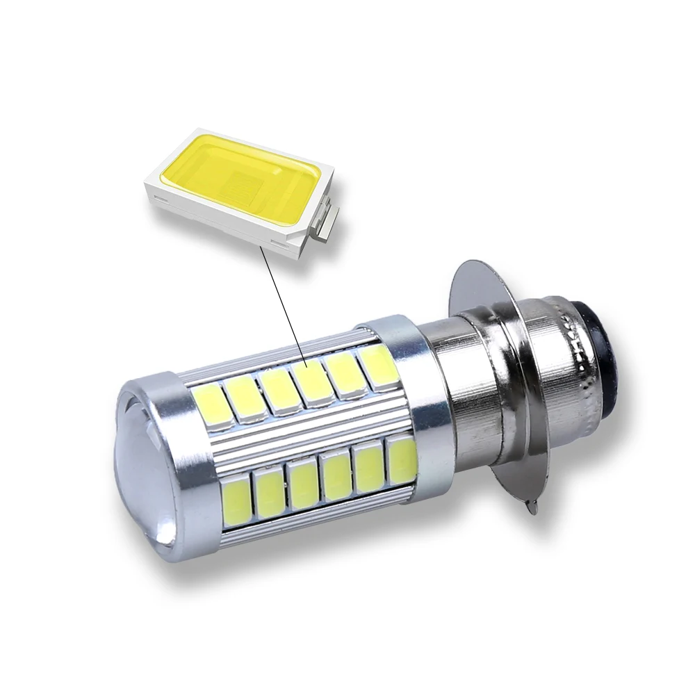 1X PX15D 33 SMD H6M светодиодный туман светильник лампа авто мото велосипед детский