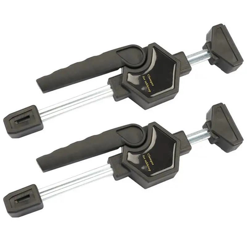 

2pcs Woodworking Wood Clip Speed Squeeze Wood Working Work Bar Clamp Clip Gadget DIY Woodworking Desktop Auxiliary Tool