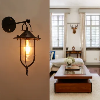 

E27 85-260V Restro Wall Lamp Sconce Wall Lights For Home Industrial Vintage Led Bedroom Light Up Down Lighting Stairs