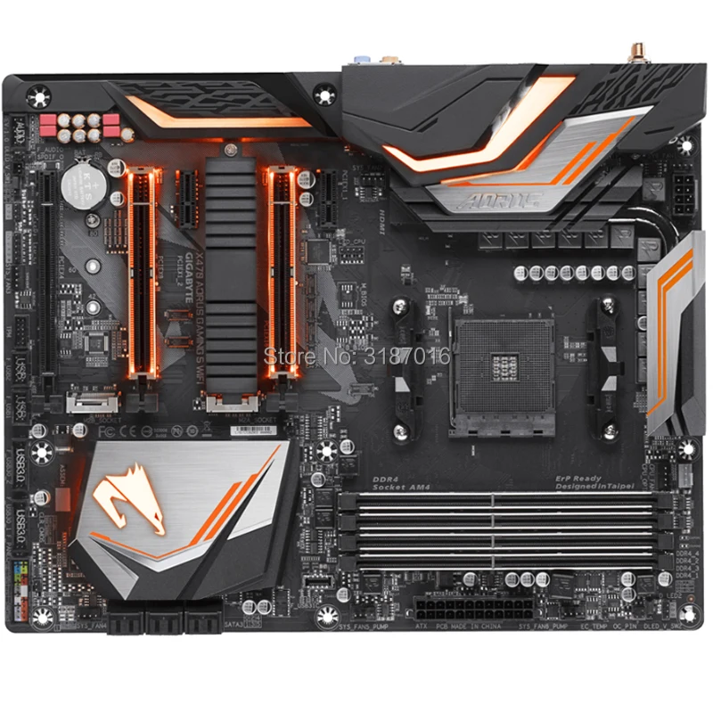 Для Gigabyte GA-X470 AORUS GAMING 5 wifi оригинальная новая материнская плата X470 AORUS GAMING 5 wifi Разъем AM4 DDR4 USB3.0 SATA3.0