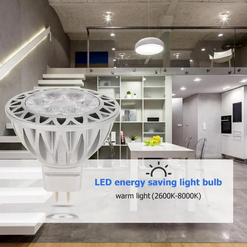 

5/6pcs GU4 3W 12V Mini LED Bulb 4/6LED Warm Light Lamp Replace Halogen Light for Home Household Lighting Lamps Accesosries