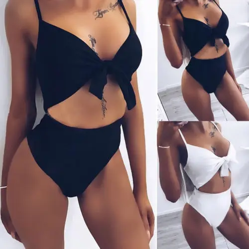 

Sexy Women One Piece Suits Bandage Bikini Push Up Padded Bra Monokini Swimsuit Bathing Suit Swimwear Summer Bikinis