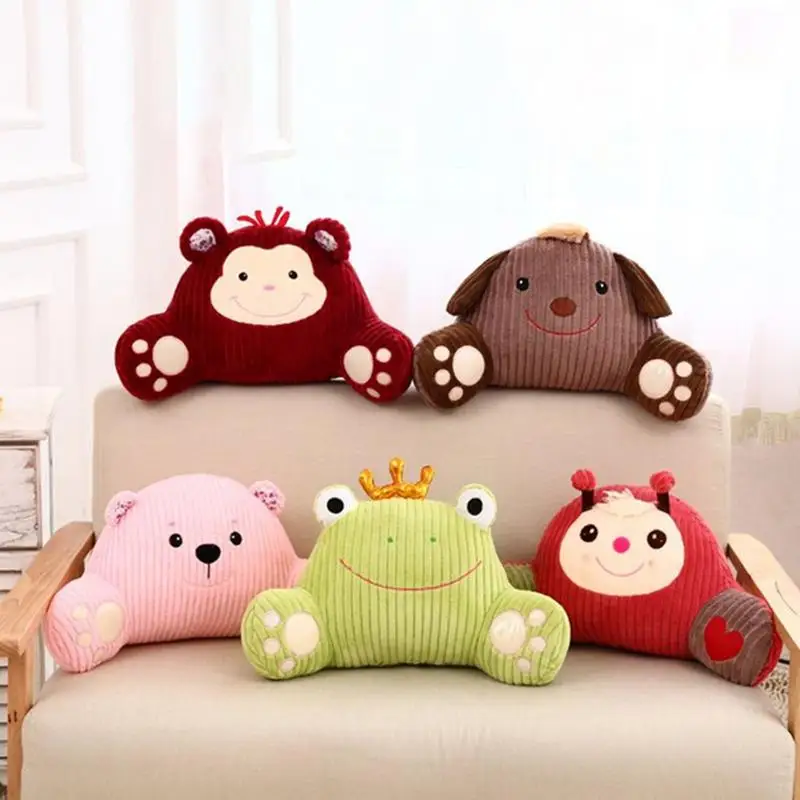 

Creative Back Cushion with Arm Support Office Waist Pillow Car Seat Sofa Throw Decorative Pillow Pregnant Bedside Lumbar Cushion