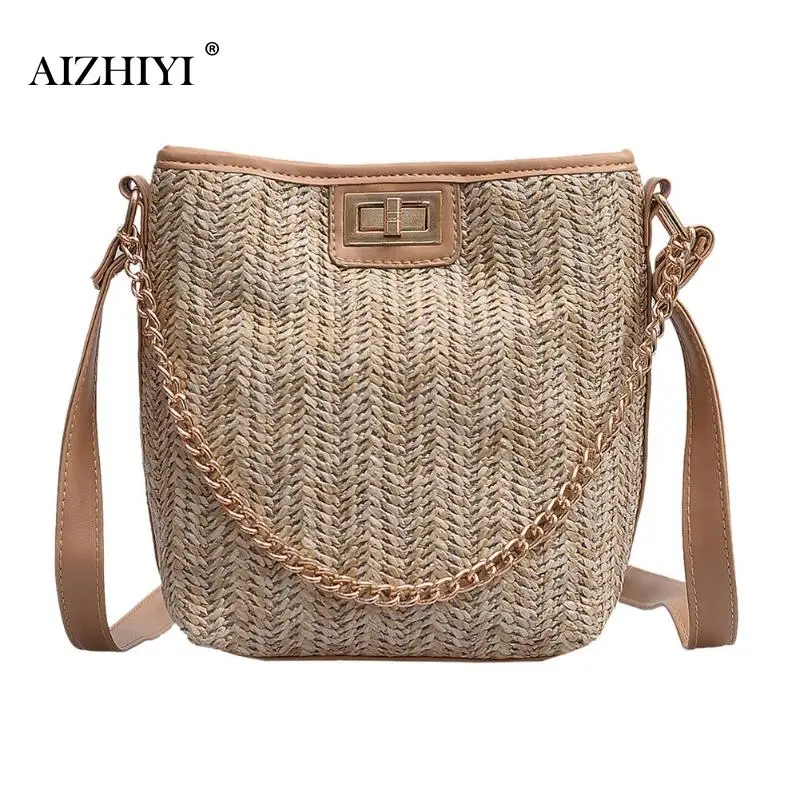 سترو نسج حقيبة يد المرأة أكياس الأزياء القش نسج النساء Crossbody حقيبة الشاطئ الكتف رسول حقائب الصيف حقيبة اليد سترو نسج حقيبة يد المرأة أكياس الأزياء القش نسج النساء Crossbody حقيبة الشاطئ الكتف رسول حقائب الصيف حقيبة اليد