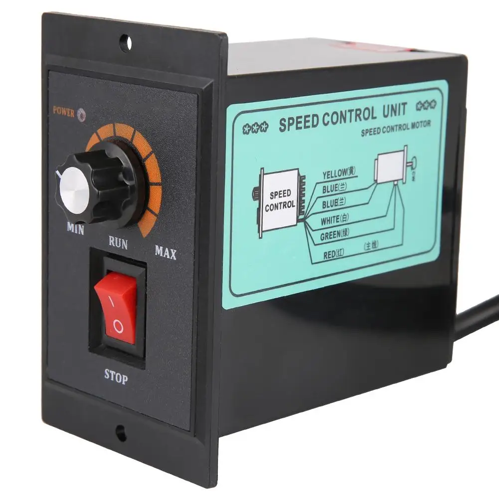

Motor Speed Governor AC 220V 50/60Hz Single Phase AC Motor Speed Controller Electric Motor Speed Regulator