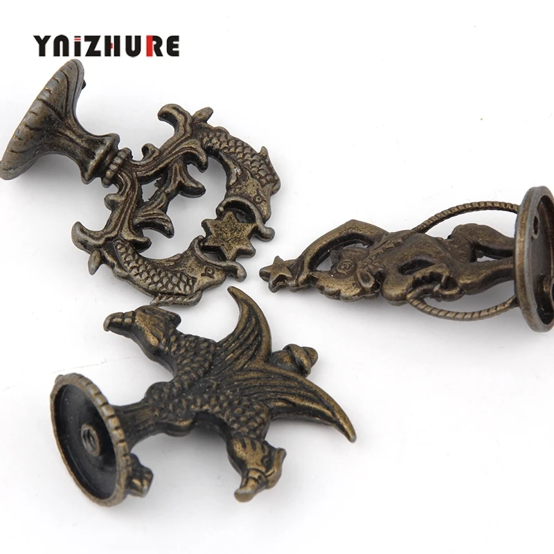 YNIZHURE Antique Pull Bronze Retro Knobs Creative Multi-purpose party Alloy Kitchen Drawer Cabinet Door Retro Handle With Screw YNIZHURE Antique Pull Bronze Retro Knobs Creative Multi-purpose party Alloy Kitchen Drawer Cabinet Door Retro Handle With Screw