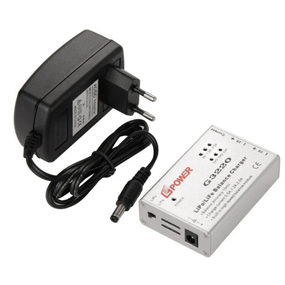 1 шт./компл. Портативный Lipo Батарея G3220 + 12V2A Скорость баланс Зарядное устройство