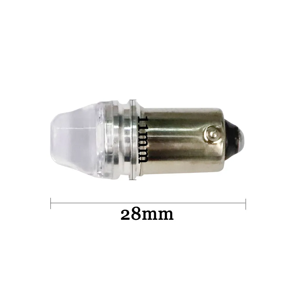 100 шт. T4W BA9S 3D объектив 3 smd 2835 светодиодный габаритный фонарь автомобильный