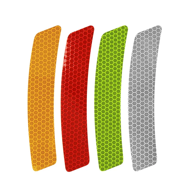 

Car Safety Reflective Warning Stickers Anti-Collision Wheel Eyebrows Door OPEN Sticker Diamond Wheel Reflective Stickers