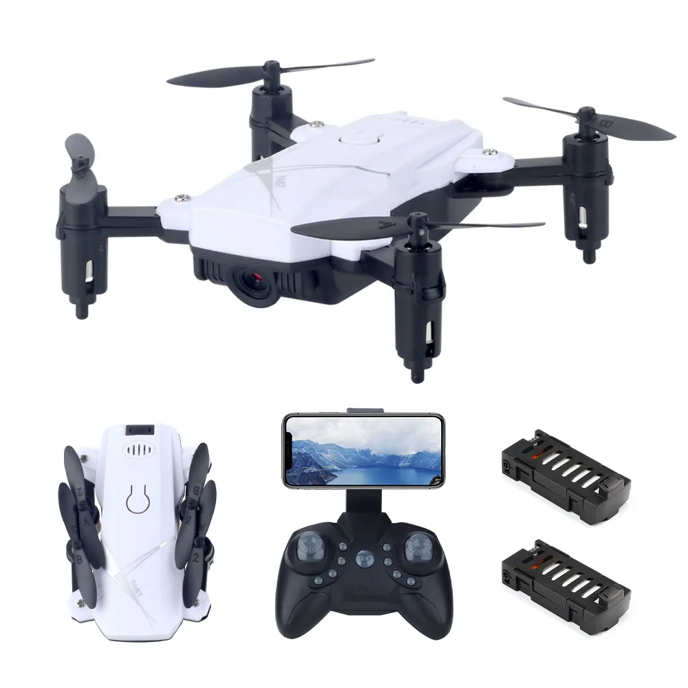 

LF602 Foldable Drones with Camera 720P Gesture Photography Altitude Hold Headless Mode Training Toy Quadcopter with 2 Battery