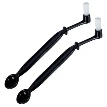 Coffee Machine Brush Cleaner Nylon Espresso Machine Brush Coffee Cleaning Tool with Spoon for Coffee Tool Barista Home Kitchen