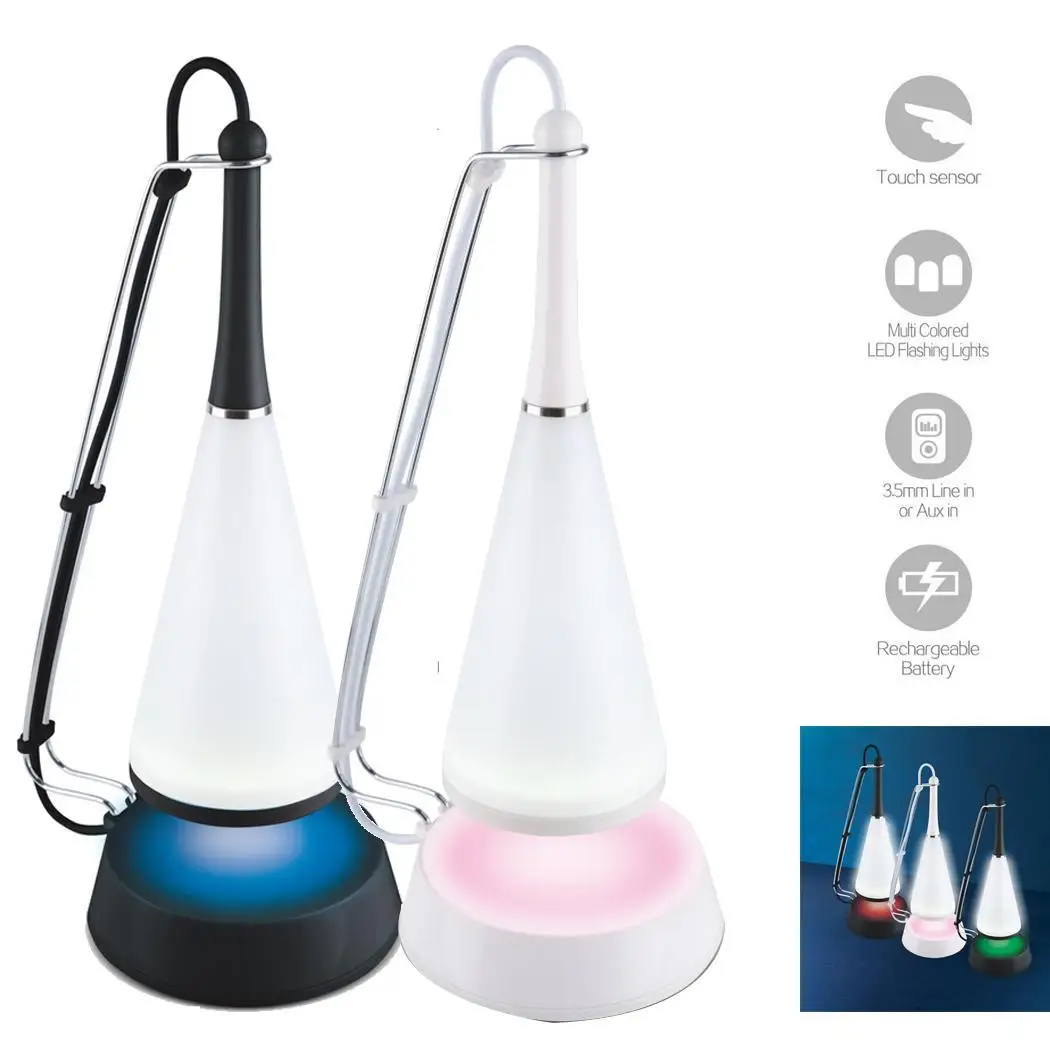 

Creative Bluetooth Wireless Touch Sensor Night DC5V/USB light Home 3.5W Light with Speaker Room 1200mA Decor
