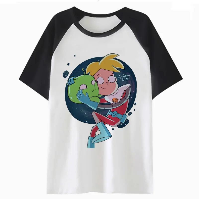 

mooncake final space t shirt harajuku clothing funny hop streetwear hip men tshirt for tee top t-shirt male I3861