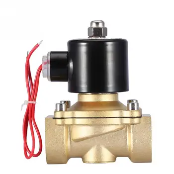 

DN25 1" Two Way Brass Electric Solenoid Valve Normally Closed 220VAC NC Solenoid Valve