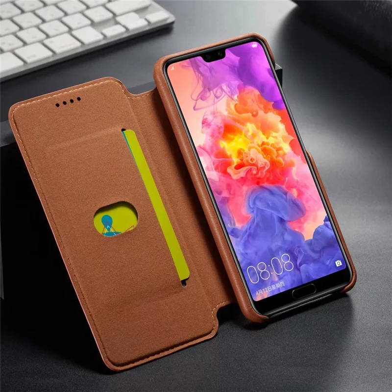 Для huawei P20 Pro Флип Магнитный кожаный бумажник Обложка водостойкий Чехол для