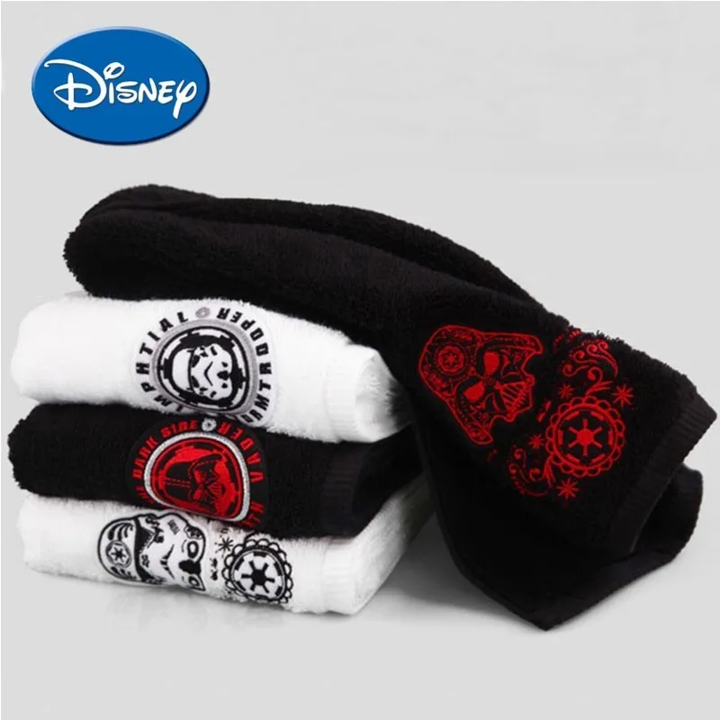 Disney Baby Towel 34*75 cm Cartoon Towel 100% Cotton Star Wars Darth Vader Stormtrooper Soft Face Towel For Adult Kids Newborns