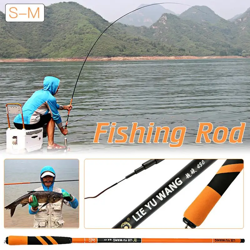

Outdoor Handing Fishing Rod Carbon Rod Kit Ultralight Scratch Proof Wearproof Fishing Rod Fishing Tools