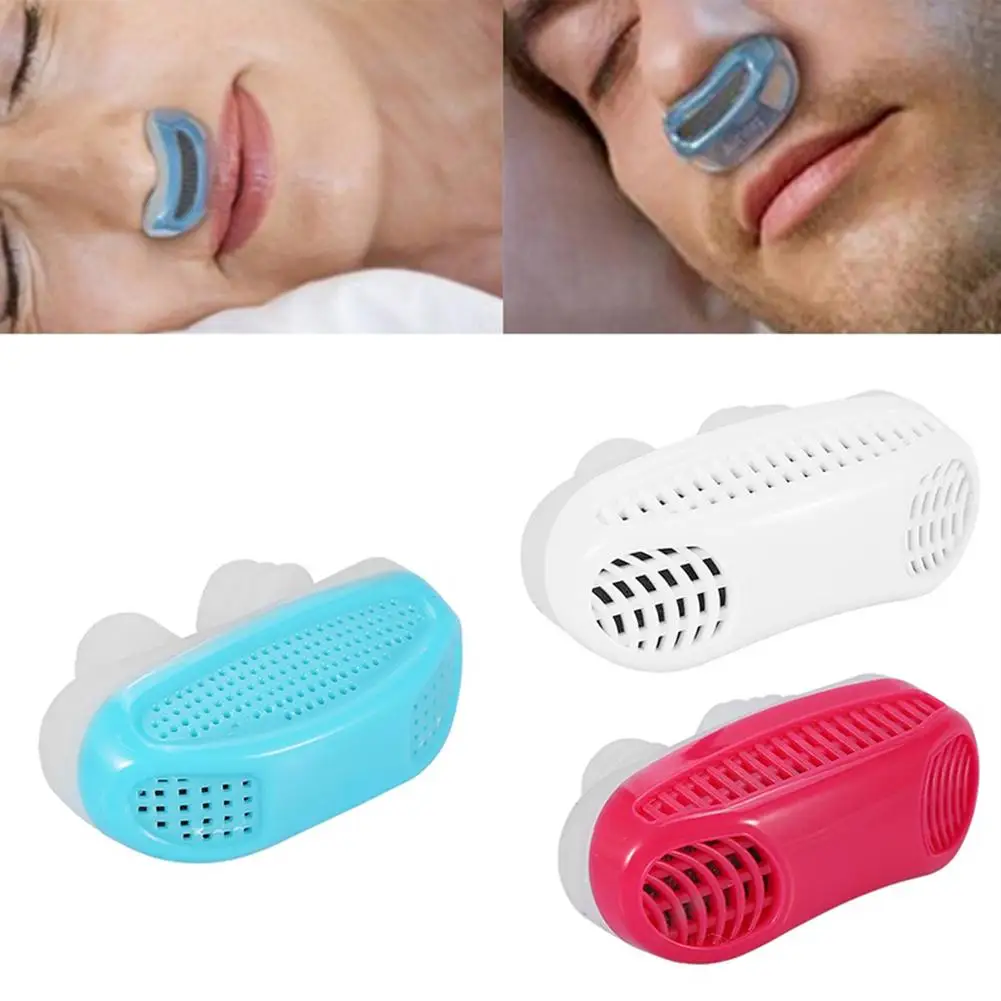 Силиконовое устройство против храпа Носовые расширители снимают храп помощь при храпе пробка спальное устройство для дыхания носом анти-храп