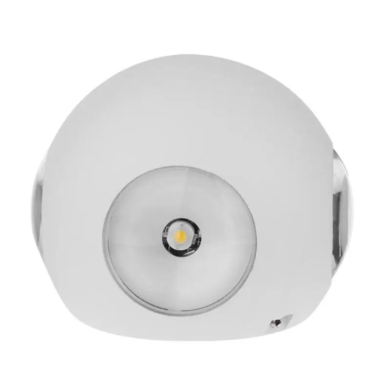 

Modern 12W Round White Wall Lamp Indoor Small IP65 Waterproof DIY Wall Light 360 Degree Adjustable Indoor Outdoor Wall Sconce