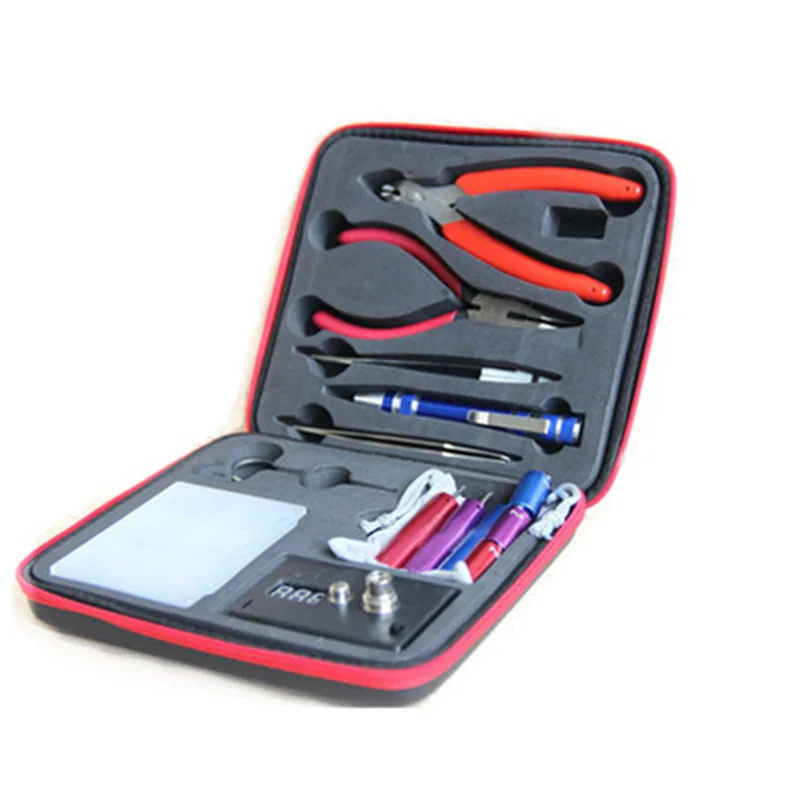 

Diy Tool Kit 6 In 1 Electronic Cigarette Accessories Of Ceramic Tweezers Coil Jig Heating Wire Set For Rda