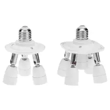 

60W E27 to E14 LED Light Socket Splitter Standard Lamp Holder Adapter Lamp Base Bulb Holder Homekit Light Converter Socket