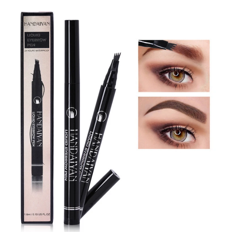 

Hot Waterproof Long Lasting Eyebrow Pen Makeup Tools Tint Natural Eyebrow Pencil