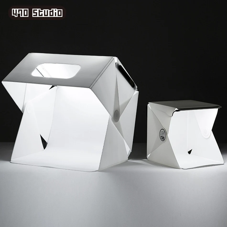 

Bakeey 40cm Softbox LED Small Studio 6400K Mini Shooting Light Set Folding Photography Soft Box Light Photo Light Props 5V2A